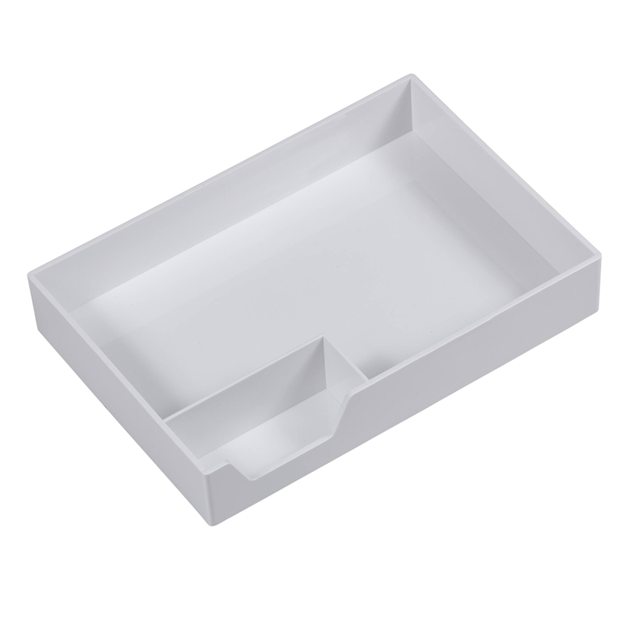 JAM Paper White Stackable Deluxe Desktop Organizer Set